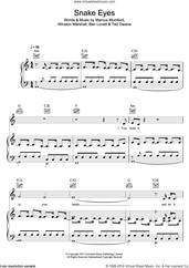 Cover icon of Snake Eyes sheet music for voice, piano or guitar by Mumford & Sons, Ben Lovett, Marcus Mumford, Ted Dwane and Winston Marshall, intermediate skill level