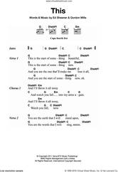Cover icon of This sheet music for guitar (chords) by Ed Sheeran and Gordon Mills, intermediate skill level