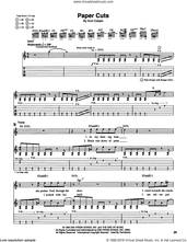 Cover icon of Paper Cuts sheet music for guitar (tablature) by Nirvana and Kurt Cobain, intermediate skill level