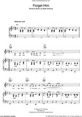 Cover icon of Forget Him sheet music for voice, piano or guitar by Billy Fury and Mark Anthony, intermediate skill level