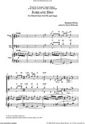 Cover icon of Jubilate Deo In C Major sheet music for choir (SATB: soprano, alto, tenor, bass) by Benjamin Britten, classical score, intermediate skill level