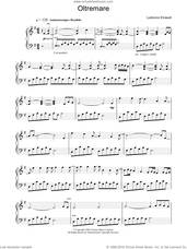 Cover icon of Oltremare sheet music for piano solo by Ludovico Einaudi, classical score, intermediate skill level