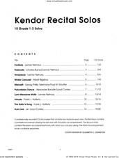 Cover icon of Kendor Recital Solos - Horn In F - Solo Book sheet music for horn solo, intermediate skill level