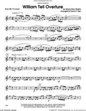 Cover icon of William Tell Overture (complete set of parts) sheet music for trumpet and piano by Gioacchino Rossini and Gary Ziek, classical score, intermediate skill level