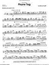 Cover icon of Phone Tag sheet music for percussions by Houllif, intermediate skill level