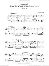 Cover icon of Serenade From The Wand Of Youth Suite No 1 Op 1a sheet music for piano solo by Edward Elgar, classical score, intermediate skill level