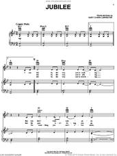 Cover icon of Jubilee sheet music for voice, piano or guitar by Mary Chapin Carpenter, intermediate skill level