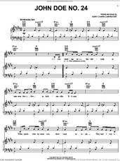 Cover icon of John Doe No. 24 sheet music for voice, piano or guitar by Mary Chapin Carpenter, intermediate skill level