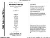 Cover icon of Blue Note Blues (COMPLETE) sheet music for jazz band by Jeff Jarvis, intermediate skill level