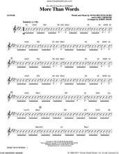 Cover icon of More Than Words (complete set of parts) sheet music for orchestra/band by Kirby Shaw, Extreme, Gary Cherone and Nuno Bettencourt, intermediate skill level