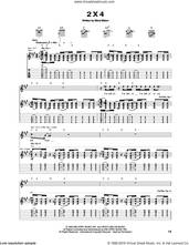 Cover icon of 2 X 4 sheet music for guitar (tablature) by Blind Melon, intermediate skill level