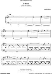 Cover icon of Finale (From 'Looper') sheet music for piano solo by Nathan Johnson, classical score, intermediate skill level
