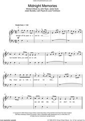 Cover icon of Midnight Memories sheet music for voice, piano or guitar by One Direction, Jamie Scott, John Ryan, Julian Bunetta, Liam Payne and Louis Tomlinson, intermediate skill level