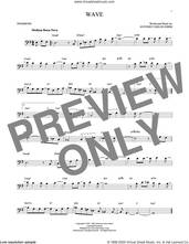 Cover icon of Wave sheet music for trombone solo by Antonio Carlos Jobim, intermediate skill level