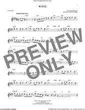 Cover icon of Wave sheet music for alto saxophone solo by Antonio Carlos Jobim, intermediate skill level