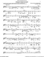 Cover icon of Straight From The Heart sheet music for voice and other instruments (fake book) by The Allman Brothers Band, Dickey Betts and Johnny Cobb, intermediate skill level