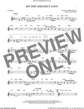 Cover icon of My One And Only Love sheet music for clarinet solo by Guy Wood and Robert Mellin, intermediate skill level
