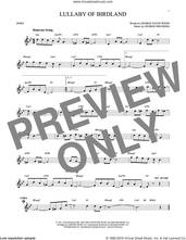 Cover icon of Lullaby Of Birdland sheet music for horn solo by George David Weiss and George Shearing, intermediate skill level