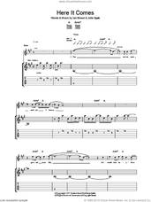 Cover icon of Here It Comes sheet music for guitar (tablature) by The Stone Roses, Ian Brown and John Squire, intermediate skill level