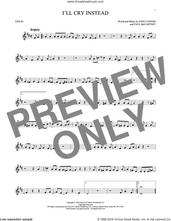 Cover icon of I'll Cry Instead sheet music for violin solo by The Beatles, John Lennon and Paul McCartney, intermediate skill level