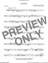 Cover icon of Heaven sheet music for trombone solo by Los Lonely Boys, Henry Garza, Joey Garza and Ringo Garza, intermediate skill level