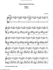 Cover icon of October (from Once Around The Sun) sheet music for piano solo by Joby Talbot, intermediate skill level