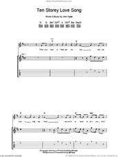 Cover icon of Ten Storey Love Song sheet music for guitar (tablature) by The Stone Roses and John Squire, intermediate skill level