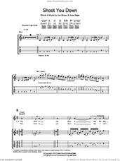 Cover icon of Shoot You Down sheet music for guitar (tablature) by The Stone Roses, Ian Brown and John Squire, intermediate skill level