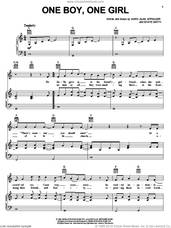 Cover icon of One Boy, One Girl sheet music for voice, piano or guitar by Collin Raye, Mark Alan Springer and Shayne Smith, wedding score, intermediate skill level