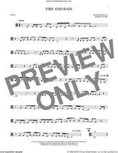 Cover icon of Fire And Rain sheet music for viola solo by James Taylor, intermediate skill level