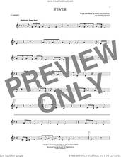 Cover icon of Fever sheet music for clarinet solo by Eddie Cooley, Peggy Lee and John Davenport, intermediate skill level