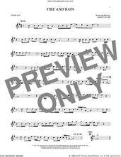 Cover icon of Fire And Rain sheet music for tenor saxophone solo by James Taylor, intermediate skill level