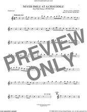 Cover icon of Never Smile At A Crocodile sheet music for tenor saxophone solo by Jack Lawrence and Frank Churchill, intermediate skill level