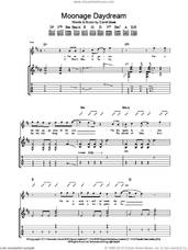 Cover icon of Moonage Daydream sheet music for guitar (tablature) by David Bowie, intermediate skill level