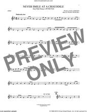 Cover icon of Never Smile At A Crocodile sheet music for horn solo by Jack Lawrence and Frank Churchill, intermediate skill level