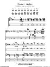 Cover icon of Wasted Little DJs sheet music for guitar (tablature) by The View, Keiren Webster and Kyle Falconer, intermediate skill level
