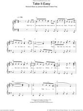 Cover icon of Take It Easy sheet music for piano solo by Glenn Frey, The Eagles and Jackson Browne, easy skill level