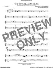 Cover icon of Who Would Imagine A King sheet music for alto saxophone solo by Whitney Houston, Hallerin Hilton Hill and Mervyn Warren, intermediate skill level