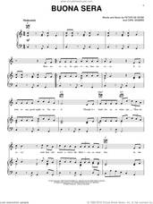 Cover icon of Buona Sera sheet music for voice, piano or guitar by Louis Prima, Carl Sigman and Peter DeRose, intermediate skill level