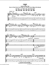 Cover icon of High sheet music for guitar (tablature) by The Cure, Boris Williams, Perry Bamonte, Porl Thompson, Robert Smith and Simon Gallup, intermediate skill level