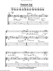 Cover icon of Peacock Suit sheet music for guitar (tablature) by Paul Weller, intermediate skill level