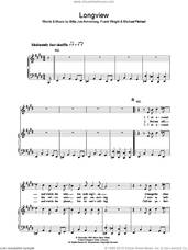 Cover icon of Longview sheet music for voice, piano or guitar by Green Day, Billie Joe Armstrong, Frank Wright and Mike Pritchard, intermediate skill level