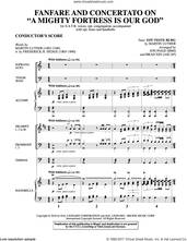 Cover icon of Fanfare and Concertato on A Mighty Fortress Is Our God (COMPLETE) sheet music for orchestra/band by Brad Nix, Frederick H. Hedge, Jon Paige, Martin Luther and Miscellaneous, intermediate skill level