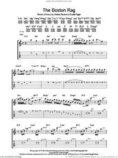 Cover icon of The Boston Rag sheet music for guitar (tablature) by Steely Dan, Donald Fagen and Walter Becker, intermediate skill level