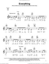 Cover icon of Everything sheet music for ukulele by Michael Buble, Alan Chang and Amy Foster-Gillies, wedding score, intermediate skill level