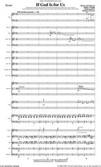 Cover icon of If God Is for Us (COMPLETE) sheet music for orchestra/band by Pepper Choplin and Romans 8:31, 35, 37-39, intermediate skill level