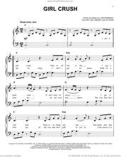 Cover icon of Girl Crush sheet music for piano solo by Little Big Town, Hillary Lee Lindsey, Liz Rose and Lori McKenna, easy skill level