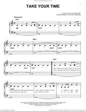 Cover icon of Take Your Time sheet music for piano solo by Sam Hunt, Josh Osborne and Shane McAnally, easy skill level