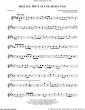 Cover icon of Miss You Most At Christmas Time sheet music for alto saxophone solo by Mariah Carey and Walter Afanasieff, intermediate skill level