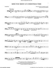 Cover icon of Miss You Most At Christmas Time sheet music for trombone solo by Mariah Carey and Walter Afanasieff, intermediate skill level